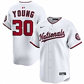 Men's Washington Nationals #30 Jacob Young White 2025 Home Limited Stitched Jersey Dzhi,baseball caps,new era cap wholesale,wholesale hats